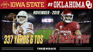 Purdy vs Hurts Epic Duel: 678 Yards & 11 TDs Combined! (Iowa State vs. #9 Oklahoma 2019, November 9)