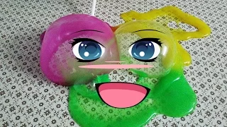 ЛИЗУН ЧЕЛЛЕНДЖ Мелисса надувает огромные пузыри. Challenge Slime