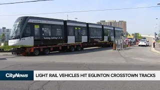 Eglinton Crosstown LRT vehicles begin running this month