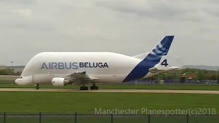 Beluga Airbus A300-608ST F-GSTD On BGA134D Landing And Taking Off At Hawarden Airport On 11/05/18