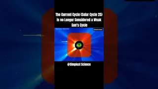 The Current Cycle (Solar Cycle 25) is no Longer Considered a Weak Sun's Cycle