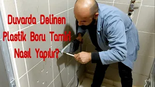 Duvarda Delinen Su Borusu Nasıl Tamir Edilir ?