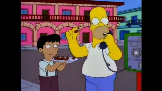 Es carne de burro, los simpson castellano