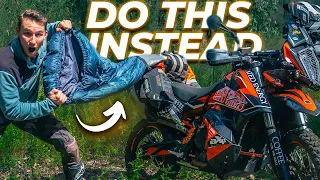 4 Mistakes EVERY New Rider Makes Moto Camping!