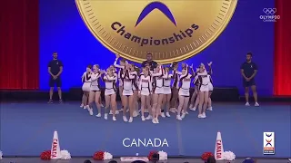 Team Canada Youth All Girl Median ICU World Cheerleading Championships 2023 (Finals)