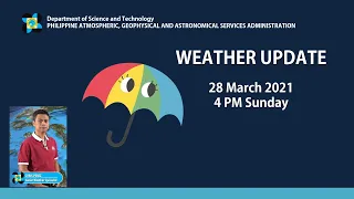 Public Weather Forecast Issued at 4:00 PM March 28, 2021