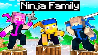 Jeffy Is Adopted By NINJAS in Minecraft!