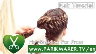 Hair Braiding for Prom parikmaxer tv english version