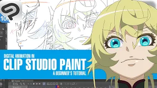 The Complete Beginner's Tutorial to Digital Animation in Clip Studio Paint: Animating a Head Turn