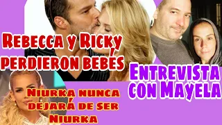 Rebecca de Alba y Ricky Martin perdieron bebés