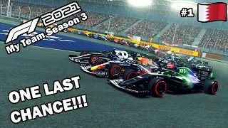 ONE LAST SEASON!!! | F1 2021 My Team | Race 1 - Bahrain