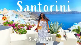 Santorini Greece | Summer 2023 Memories 🇬🇷 | 1st Day On The Cruise Ship