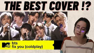 BTS 'Fix You' REACTION (BTS x COLD PLAY)!!!  NOT EXPECTED !!