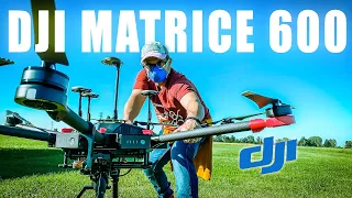 Pilotare un drone da € 32000 - DJI MATRICE 600 PRO unboxing e drone test