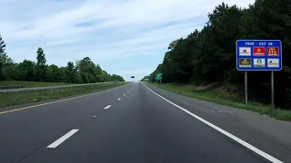 Fayetteville Outer Loop (Interstate 295 Exits 34 to 28) southbound