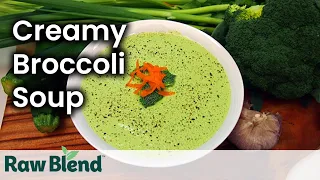 How to make Hot Soup (Creamy Broccoli Recipe) in a Vitamix Blender | Video