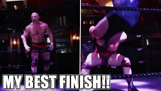 THE BEST FINISHER I'VE EVER HIT!! (Wrestling Match Highlights/Watchalong!)