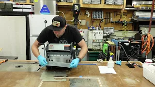 Kaka 3-in-1 12" Combination Sheet Metal Brake, Shear, Roll Unboxing and Demonstration
