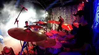 Vai vendo ao vivo drum cam Show Alex Campanha