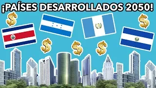 PAÍSES MÁS RICOS DE CENTROAMÉRICA 2050 (PIB PER CÁPITA PPA)