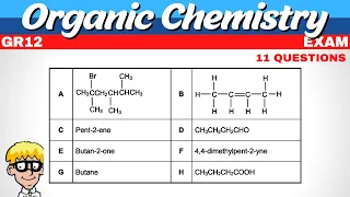 Exam Organic Chemistry Grade 12