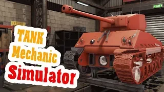 Продолжаем восстановление Шермана - ч2 Tank Mechanic Simulator