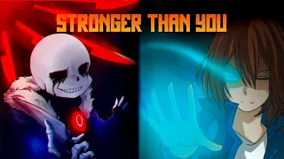 Killer Sans vs SwapShift Frisk Stronger than you (На Русском)