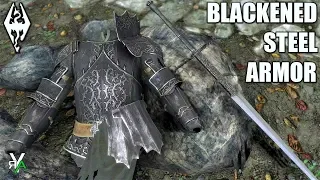 BLACKENED STEEL ARMOR: High Detail Armor/Weapon Mod- Xbox Modded Skyrim Mod Showcase