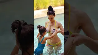 Sanjeeda Sheikh Trolled For Sharing Bikini Photo With Daughter from secret vacation #bikini #shorts