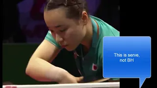 [乒乓世錦賽 2019]  ITO Mima is so fast , FH smash, BH Punch (lily Zhang Round of 64)