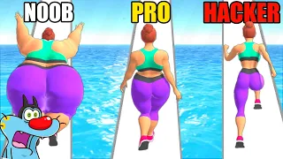 NOOB vs PRO vs HACKER | In Fat 2 Fit | With Oggy And Jack | Rock Indian Gamer