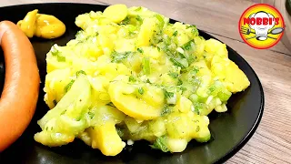 Feiner Kartoffelsalat mit Essig und Öl