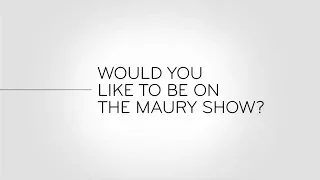 John Oliver: And now this - Would you like to be on The Maury Show?
