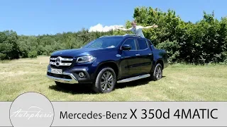 2018 Mercedes-Benz X 350d 4MATIC Fahrbericht / Mid-Size-Pickup mit V6-Turbodiesel - Autophorie