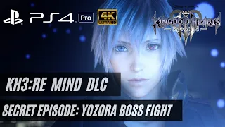 【KINGDOM HEARTS III Re Mind】Yozora Boss Fight + True Ending【4K 60FPS】- No Commentary (ENG SUB)