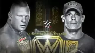 John Cena vs Brock Lesnar Night Of Champions 2014