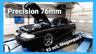 Dyno Review -  Precision 76mm Turbo | SN95 Mustang | Turbo SBF