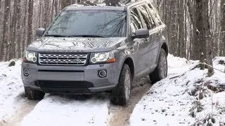 Land Rover LR2 & Freelander Snowy & Icy Off-Road First Drive Review: 2013