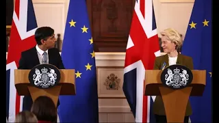 Rishi Sunak nënshkruan marrëveshjen me BE-në mbi protokollin e Brexit të Irlandës së Veriut: Kemi...