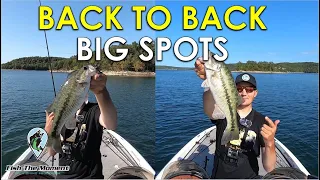 TOUGH Fall Fishing For Deep Spotted Bass | 3 Hour Challenge #1