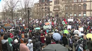 Large rally urging 'no preference' primary vote shuts down Mass. road