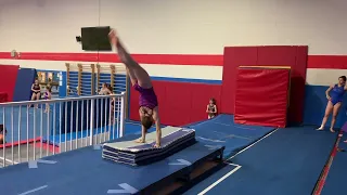 Yurchenko Vault Blocking & Tension Drills