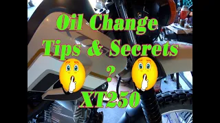 XT250 Oil Change Tips And Secrets