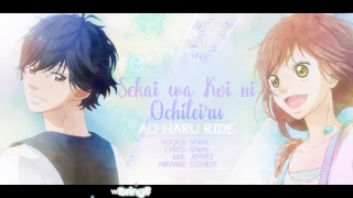 "Sekai wa Koi ni Ochiteiru" English Cover - Ao Haru Ride OP [feat. Spiral]