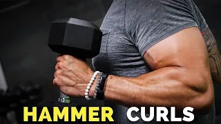 How To Do Hammer Curls for HUGE Biceps (BICEP GROWTH!)