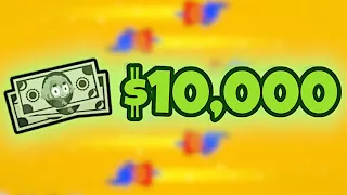No Towers, $10,000 Monkey Money. How Long Can I Last? (Bloons TD 6)