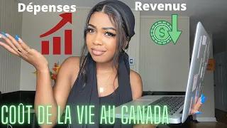 COÛT DE LA VIE AU CANADA (MONTRÉAL) en 2022💸 | À QUOI S'ATTENDRE | DÉPENSES VS REVENUS 💸