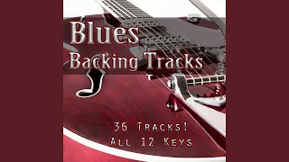 E - Shuffle Blues Backing Track - 100 BPM