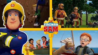 Dangerous Fires, Dogs and Sea Rescues! 🔥 | Fireman Sam Season 14 | 1 hour compilation | Fireman Sam