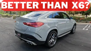 Does 2024 Mercedes GLE 53 AMG Handle Better than BMW X6?